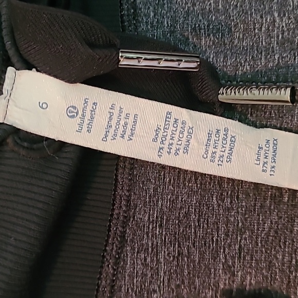 Lululemon Heathered Gray Black Band Lightweight Full Length Pants Wmns 6 Yoga - Picture 2 of 13